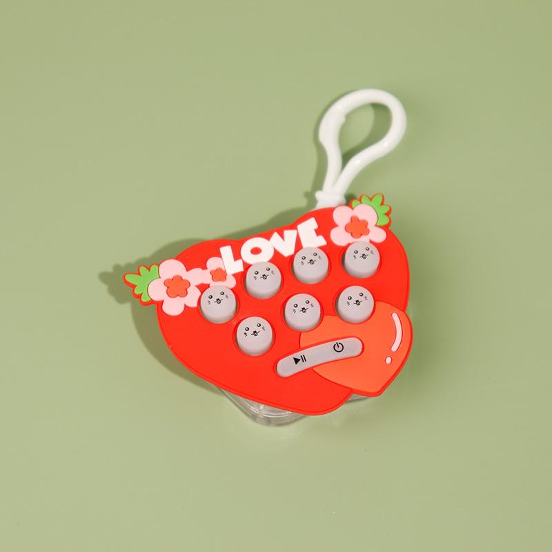 

Рождественские детские игрушки Ударь крота Электронная маленькая игра Пазл Брелок Style N