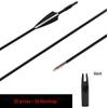 WEZHO 6mm Fiberglass Archery Arrows for Recurve Bows