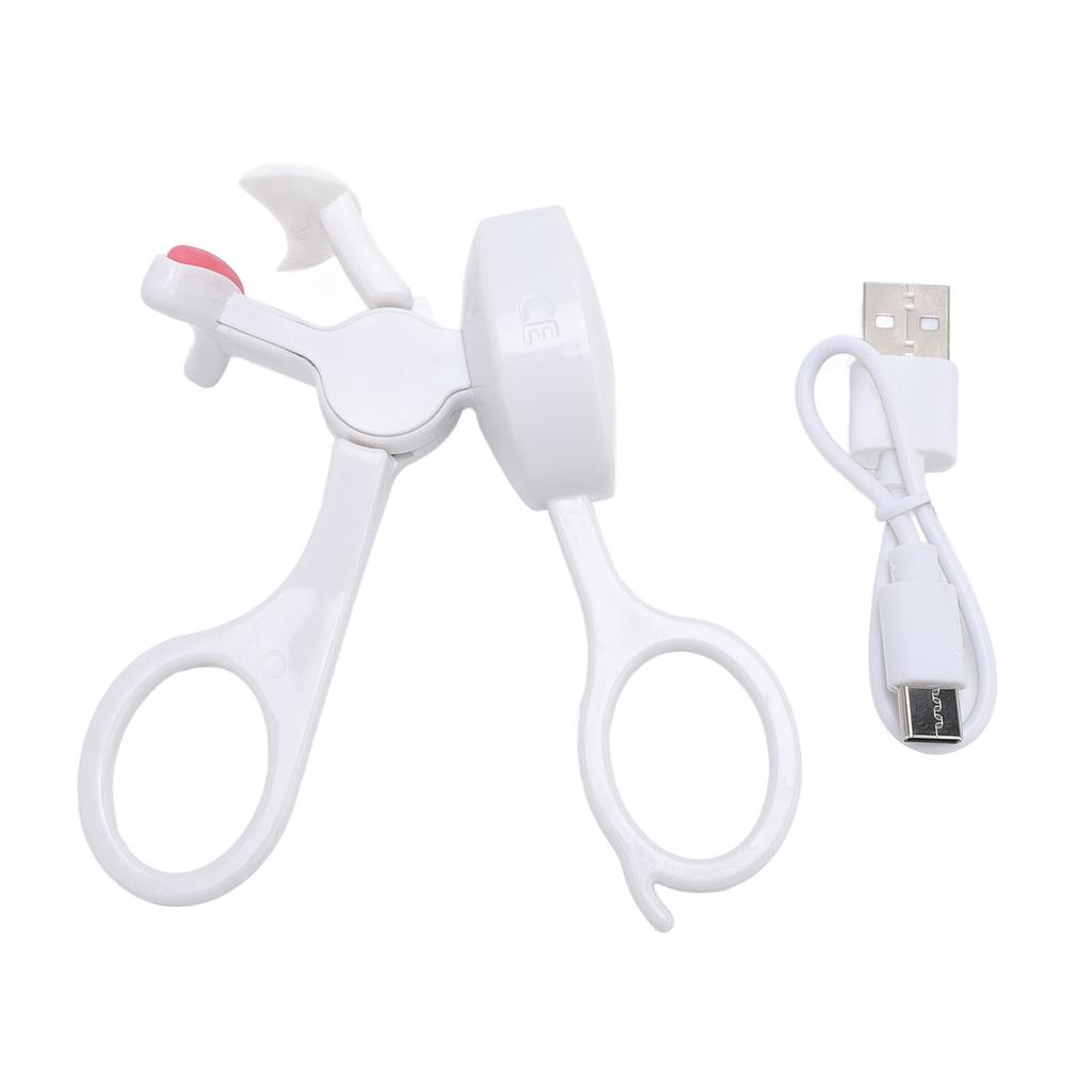 Electric Eyelash Curler Portable Miniature Heated Lash Curler Long Lasting Rechargeable Eyelash Curl
