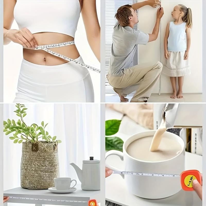 1 Stück Super Mini Einfaches Teleskop-Maßband 1m/3ft Zwei Maßeinheiten Schlüsselanhänger Maßband Tragbarer Lineal Schlüsselanhänger