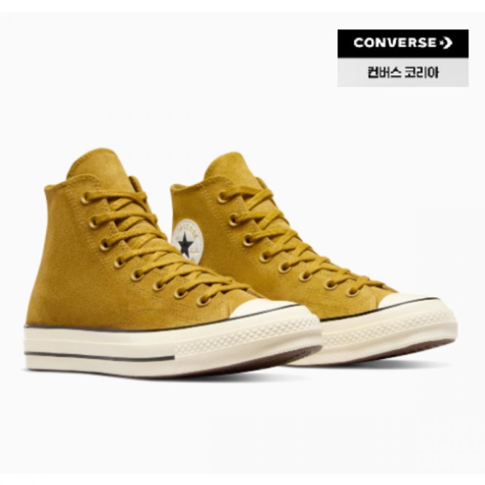 Converse Chuck 70 Suede High Top Sneakers Yellow Brown 220