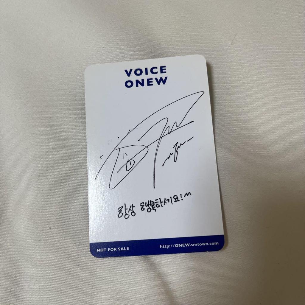 [GEBRAUCHT] Onew VOICE 1. Mini-Album Weiß ONEW