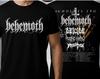 Nowy Behemoth The Godless Iv 2026 Trasa po USA Koszulka 2-stronna