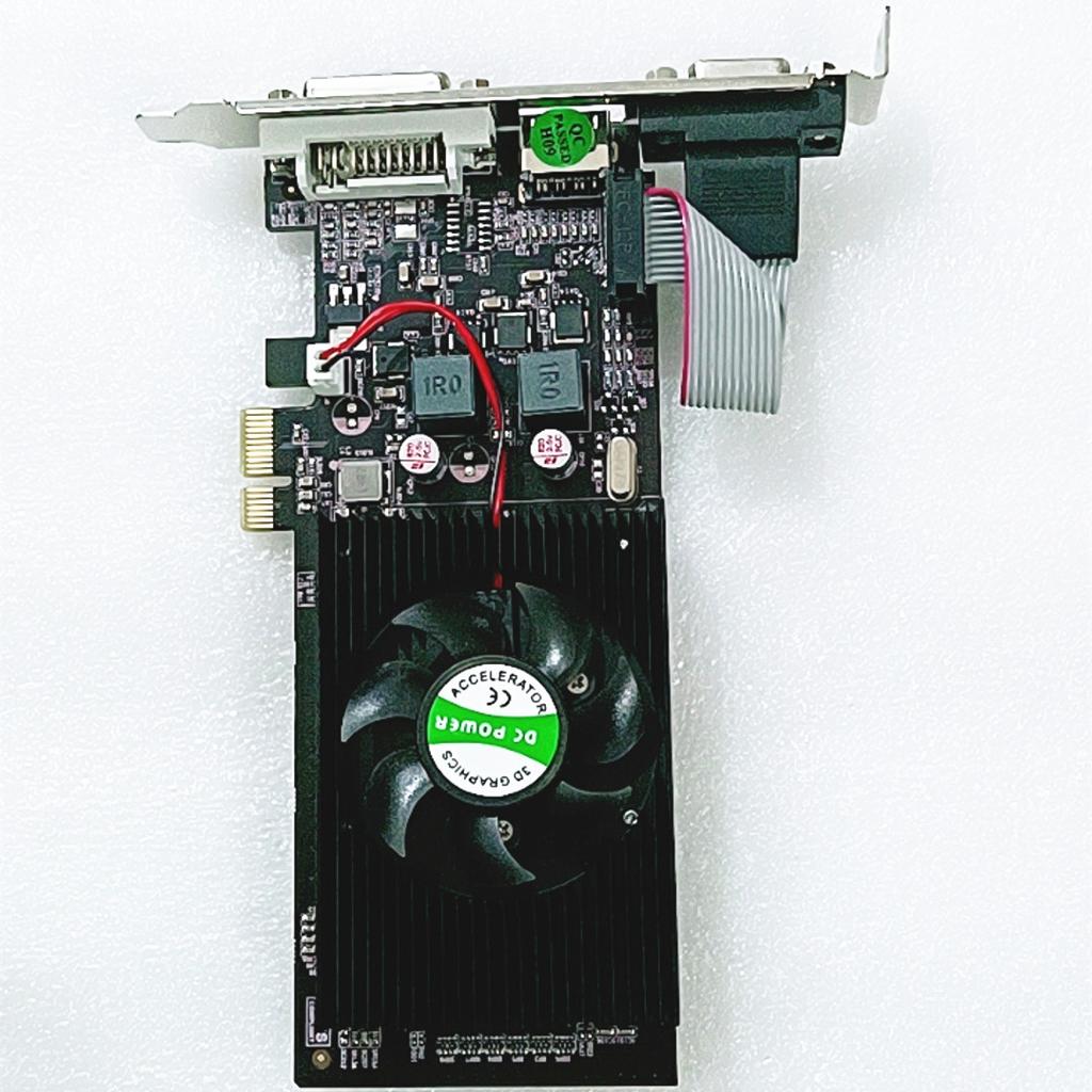 1x New GT210 PCIEX1 1GB Support PCIEX4/X8/X16 Graphics Slot Video Graphics Card