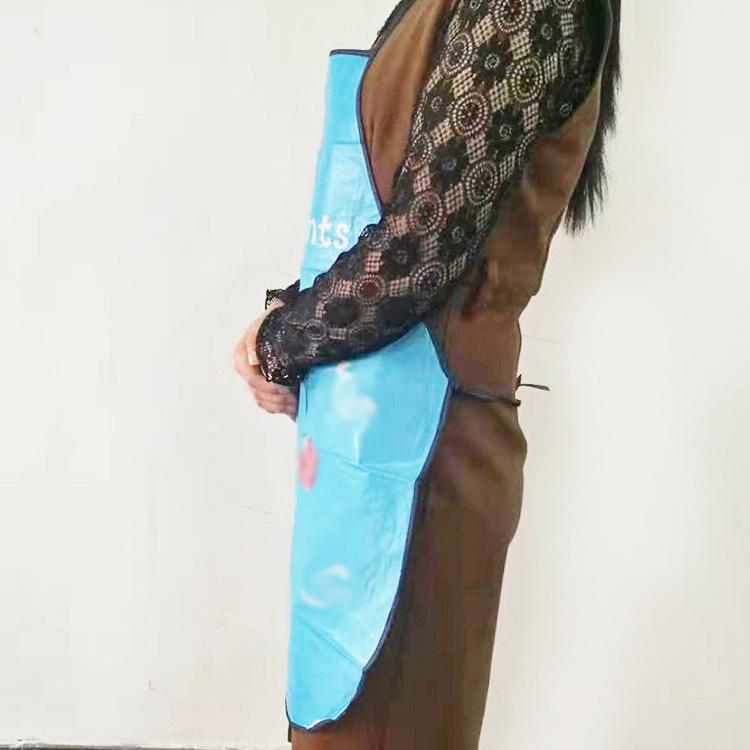 

Фартук для кухни с рисунком из мультфильма на талии для взрослых, фартук без рукавов с защитой от масла Blue Elephant #C03CN#