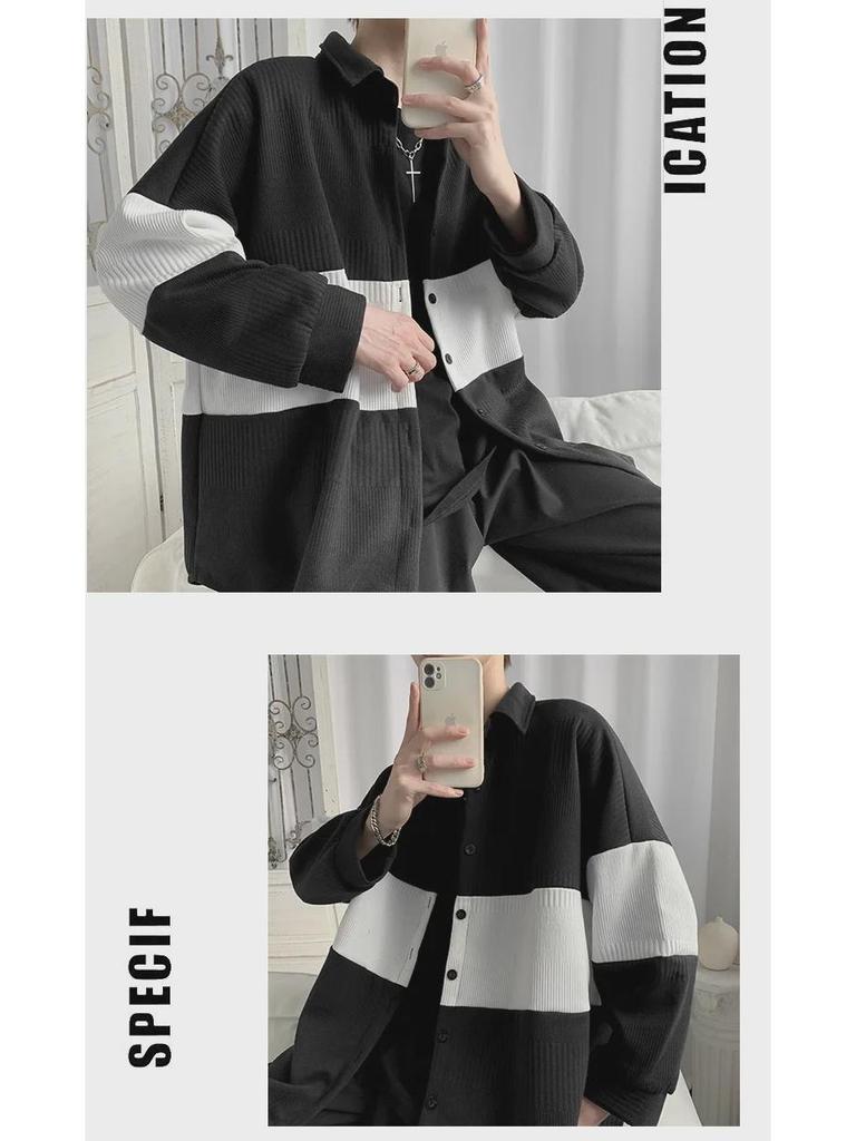 Herren Trendige Strickjacke im Hongkong-Stil - Locker, Schicker Frühling & Herbst Mantel 2023