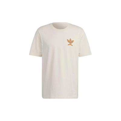 Originals Trefoil Simple Letter Logo Casual Round Neck Pullover Short Sleeve T-Shirt Men Tops Off-White HM2492