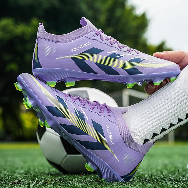 Neue Herren Fußballplatzstiefel mit Stollen Tenis Professionelle Fußballschuhe Society Hallen-Nocken Outdoor Unisex Rutschfester Fußballschuh