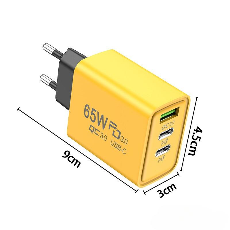 Dual Fast Charging Head Fast 3 High-Speed Cable (Type-C/Usb-A 6A High Current) for Cell Phone Tablet
