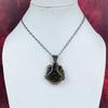 Moldavite Pendant Copper Wire Wrapped Gemstone Jewelry Handmade Pendant Copper Pendant Gifts for Mother Wire Wrap Pendant Birthstone Jewelry