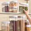 Space Saving Designs Sealed Grains Bin for Freshness Portable for Home Use and Office Supplies Pantrys Organization