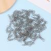 100Pcs Stainless Steel Spring Lock Pin Fishing Screw Crank Hook Spring Twist Lock Fishing Hook Connector For Soft Lure Tackle