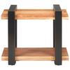 Nightstand 50 X 40 X 40 Cm Solid Acacia Wood