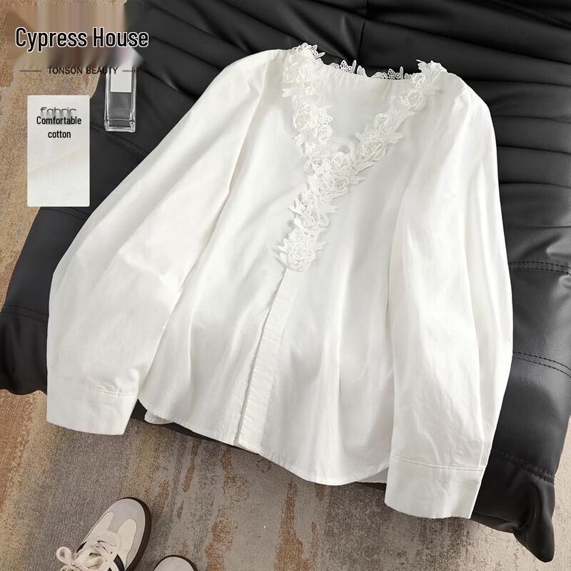 Women s Elegant V-Neck Long Sleeve Blouse XL