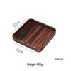 UOSUUOSU Walnut Solid Wood Tea Tray