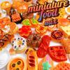 Miniature Food Set of Dollhouse DIY Handmade Resin Bread 40/50, Accessories, Donuts, Chocolate, (Mixed)