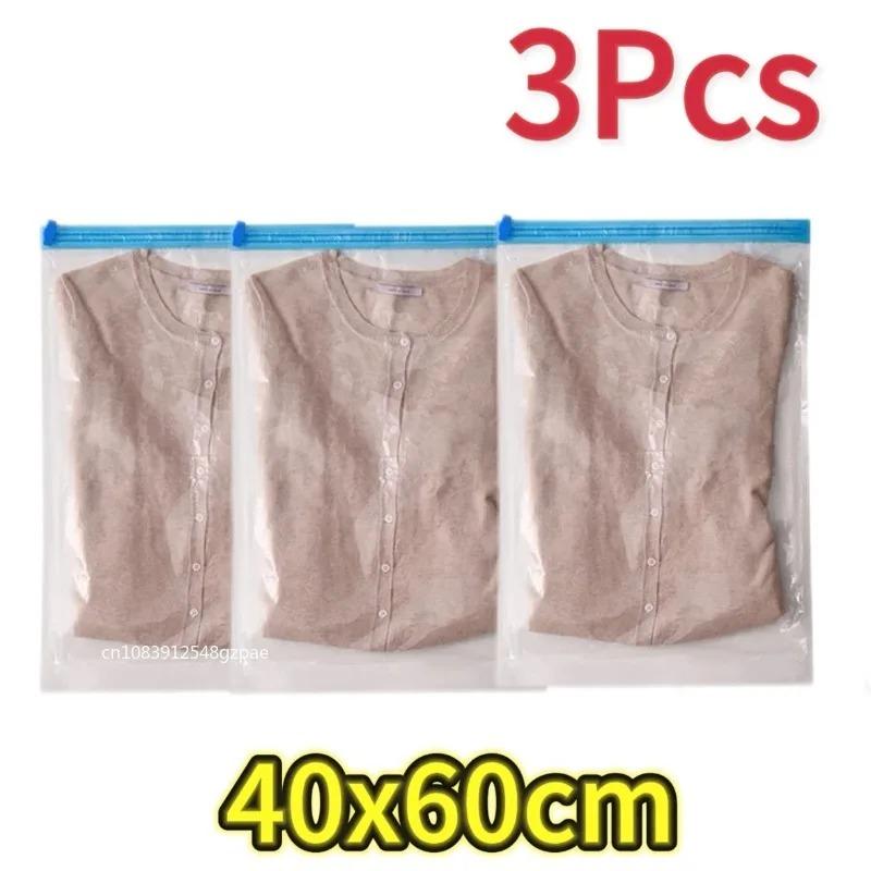 1/3/5pcs Clothes Compression Storage Bags Hand Rolling Clothing Vacuum Bag Packing Sacks Travel Space Saver Bag for Luggage Seal