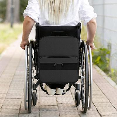 Wheelchair Stroller Shopping Bag Mobility Scooter Armrest Storage Carry Handbags Large Capacity Waterproof Organizer Bag