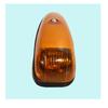 5-Pack Amber Teardrop Marker Lights Waterproof | Roof Running Decoration Lights with 12V Bulbs for Heavy Duty Trucks