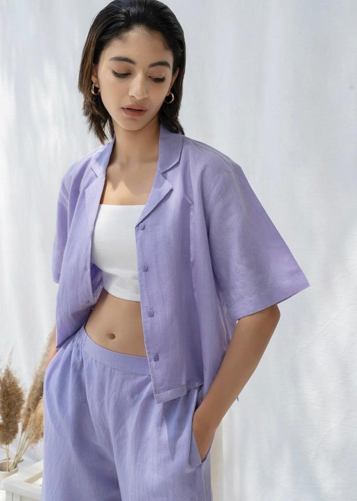 Linen Bustier Top Square Neck Sleeveless Summer Crop