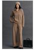 Women's Cashmere Floral Half-Zip Pullover - Autumn/Winter Lazy Style Knitwear