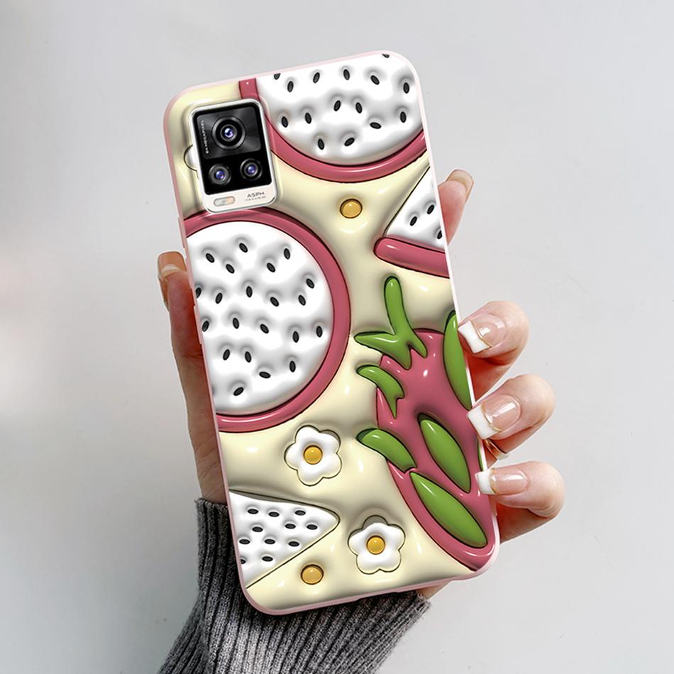 For Vivo V20 2021 Case V2040 Cute Cat Bear Frog Cover Soft Silicone Slim Phone Case For Vivo V20 V 20 VivoV20 V2025 V2024 Bags