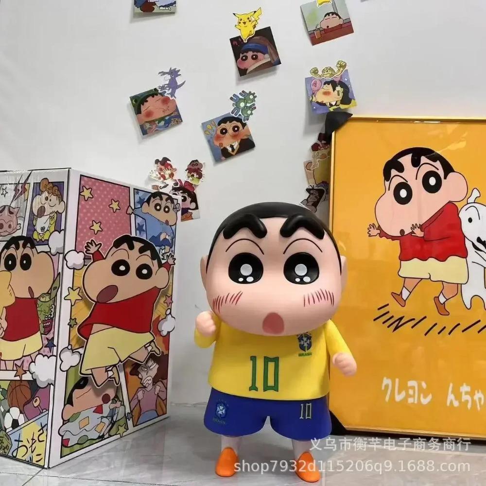 Crayon Shin-Chan Figure Anime Figures Model Personalized Creative Figures 1:1 Large Vinyl Superman Shinchan Figure Ornaments Toy