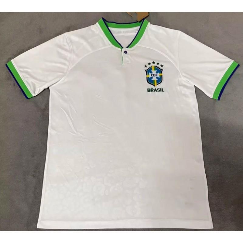 Maglia da Calcio Nazionale Brasiliana Neymar 10 Raphinha Edizione da Tifoso Manica Corta Uomo Donna Abbigliamento Sportivo