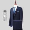 Dreiteiliger Anzug im koreanischen Stil für Herren, Slim Fit - Business-, Freizeit-, Hochzeits- oder Arbeitskleidung für Trauzeugen.