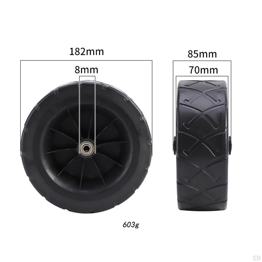 Replacement Wheels for Folding Utility Cart - Set of 2