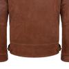 Brown Cow Leather Jackets Men Genuine Leather Einstein Coat Slim Fit Jacket Man Business Clothes Autumn