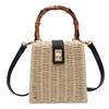Square Wicker Bag For Women Handmade Beach Straw Bag Shoulder Bag Weaving Tote Crossbody