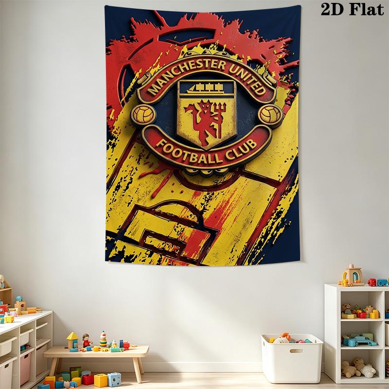 Manchester Crest Artwork Bedding 1 Duvet Cover 2 Pillowcase Without Core Christmas Birthday Gift Duvet Cover And Pillowcase