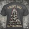 Trust The Government - Distressed Skull Pile T-Shirt: Question Authority