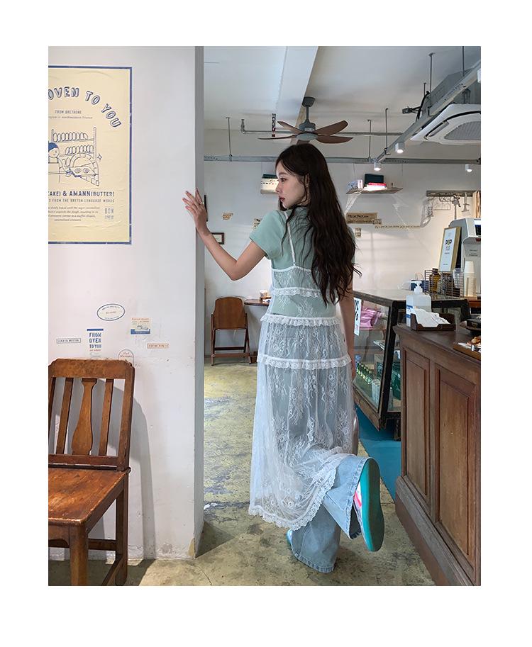 Interpretation of Beauty Retro High-Waisted Flared Jeans – Women's Slim Fit, Washed Summer Pants (C3192)