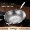 HUIHUADU 32cm Antihaft-Titan-Wok