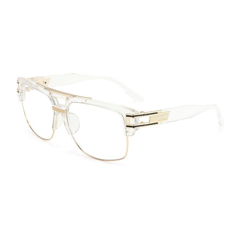 

Men s and Women s Retro Steampunk Double-Bridge Sunglasses - Large Frame, European/American Style, Sunscreen, Unique Design.