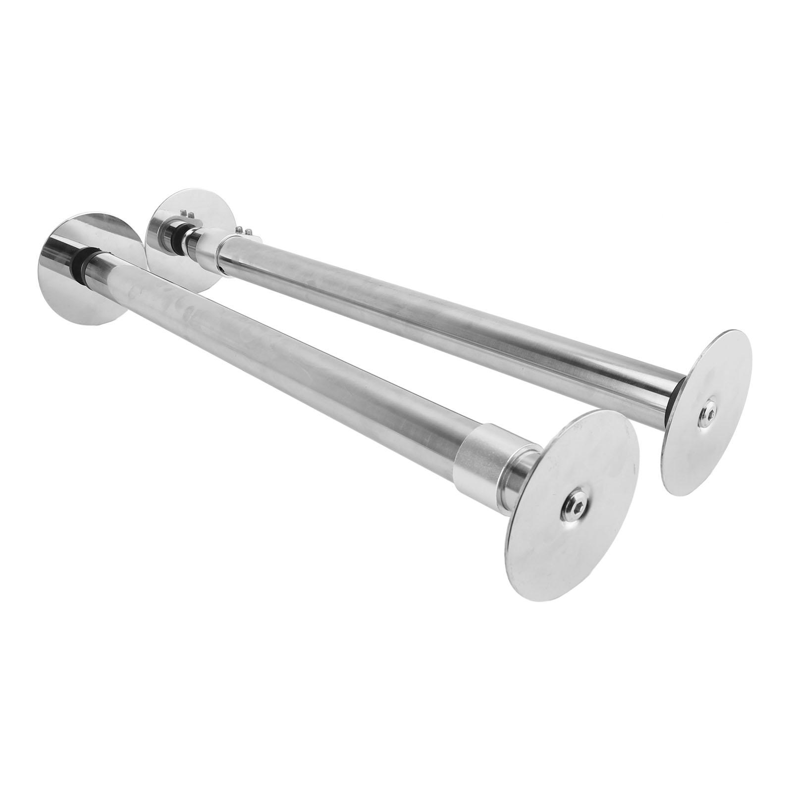 2 PIÈCES   Supports d'évier à encastrer en acier inoxydable, Système de support robuste pour kit de réparation d'évier de cuisine ou de salle de bain avec patin antidérapant, Eau