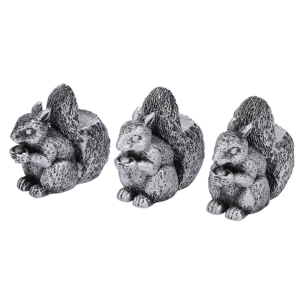 3PCS Flower Pot Decorative Feet Resin Animal Statue Plant Pot Support Feet Planter Riser for