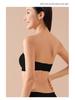 7A Antibacterial Non-Slip Strapless Bra: Seamless, Thin, Gathering Fit for Small Chest, Invisible Jelly Bandeau