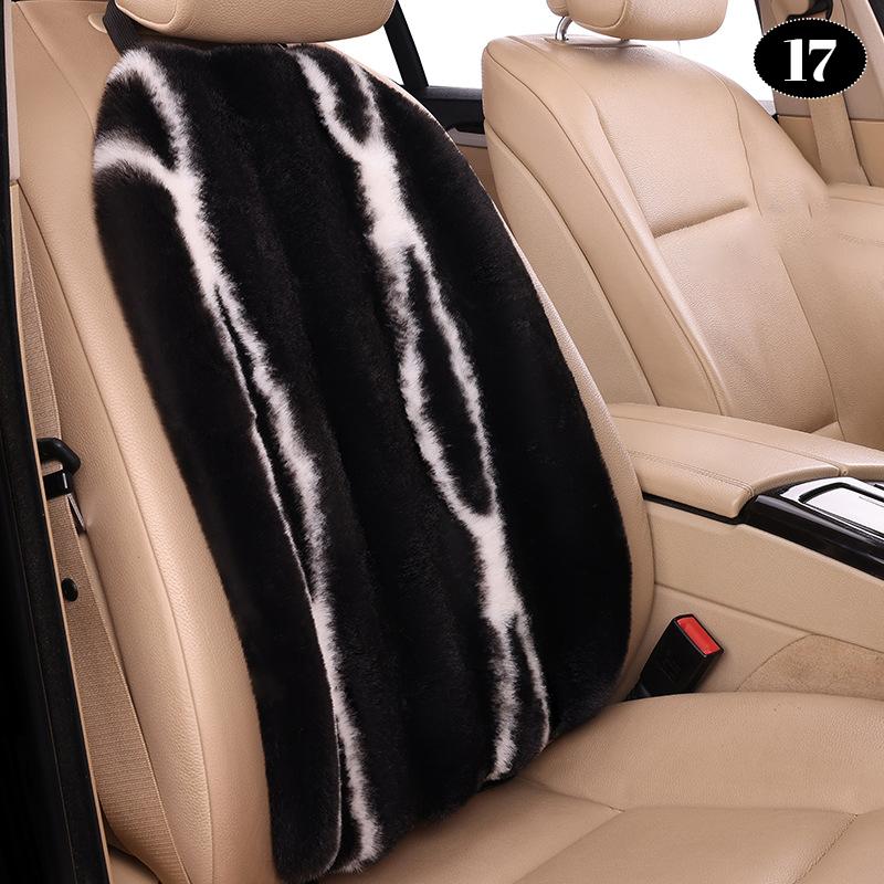 NEW Imitation Wool Universal Car Seat Cover Winter Thickened Warm Plush Auto Pillow Artificial Fur Seat Cushion Interior Fashion