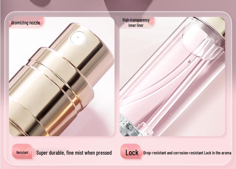 High-End 5ml Travel Perfume Decanter Bottle - Press-Type, Easy Fill, Mini, Convenient
