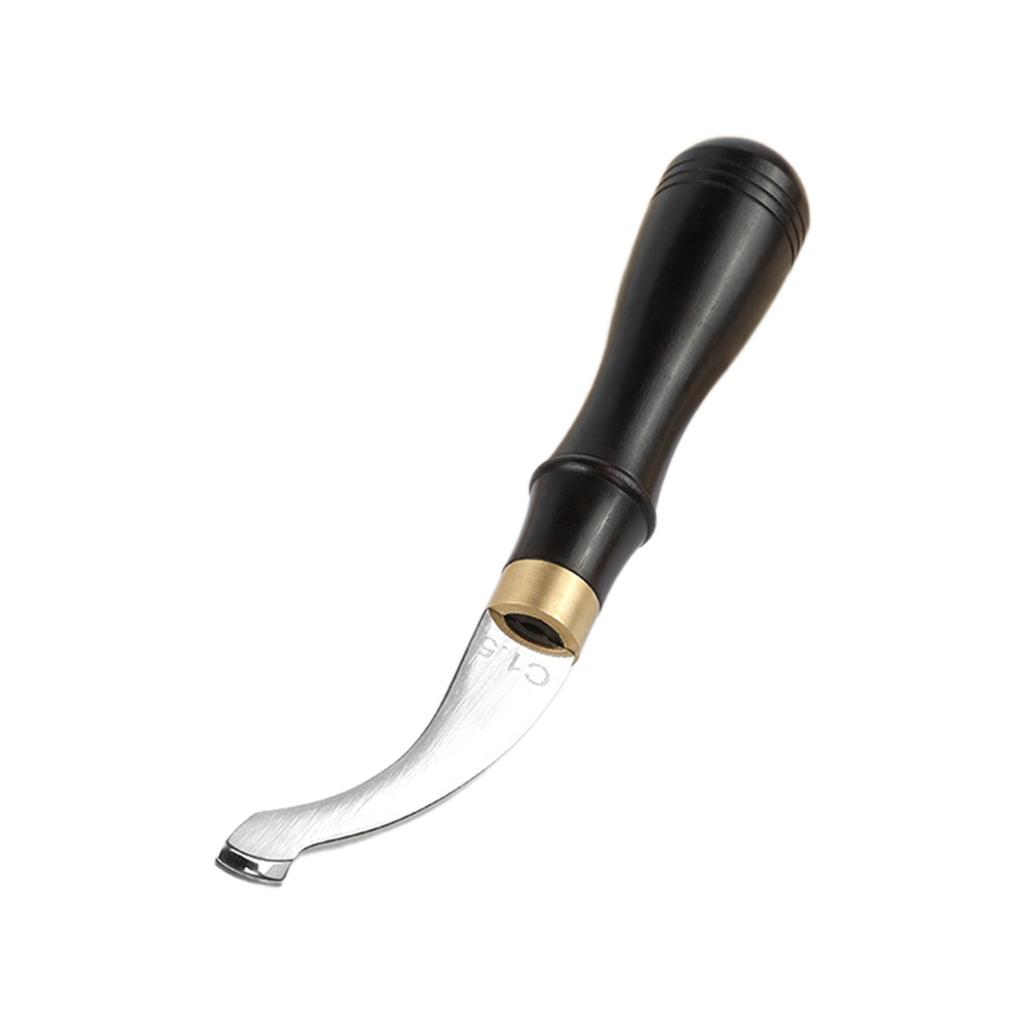 Leather Edger Creaser Wooden Handle Leather Shallow Slot Edging Device Trimmer Grooving Creasing Leather Edging Creaser