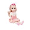 Attractive Eyes 30cm Bjd Doll with Clothes Long Hair Princess Makeup Ball Joint Doll  Birthday Gift