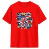 No King No War No ICE Patriotic Poster TShirt for Unisex Crazy Cotton Tee Shirt Round Neck Short Sleeve T Shirts Original Clothes