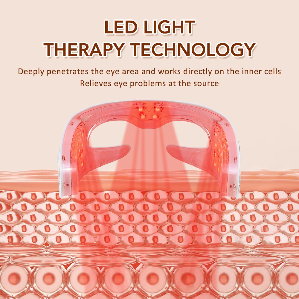 Led Light Electric Eyes Massager Glasses Microcurrent Eye Face Beauty Device Eyes Bag Remover for Dark Circles Puffiness Wrinkle