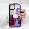 Merry Christmas Tree Snow Scene Phone Case for iPhone 14 13 12 Mini 11 Pro Max 16 15 Pro Max XS XR X 17 8 plus Shockproof Cover