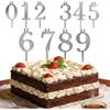 Återanvändbar Sifferljushållare för Födelsedagskaka Set, Digitala Sifferljushållare för Födelsedagstårtor Set, för Födelsedagar Tårtor Jubileum Firanden