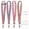 Ausweishalter mit ausziehbarem Rollclip 4 Stück Dehnbares Scrunchie-Lanyard-Set Wasserdichte Halter Weiche Multifunktionale Teleskop-Halsbänder für