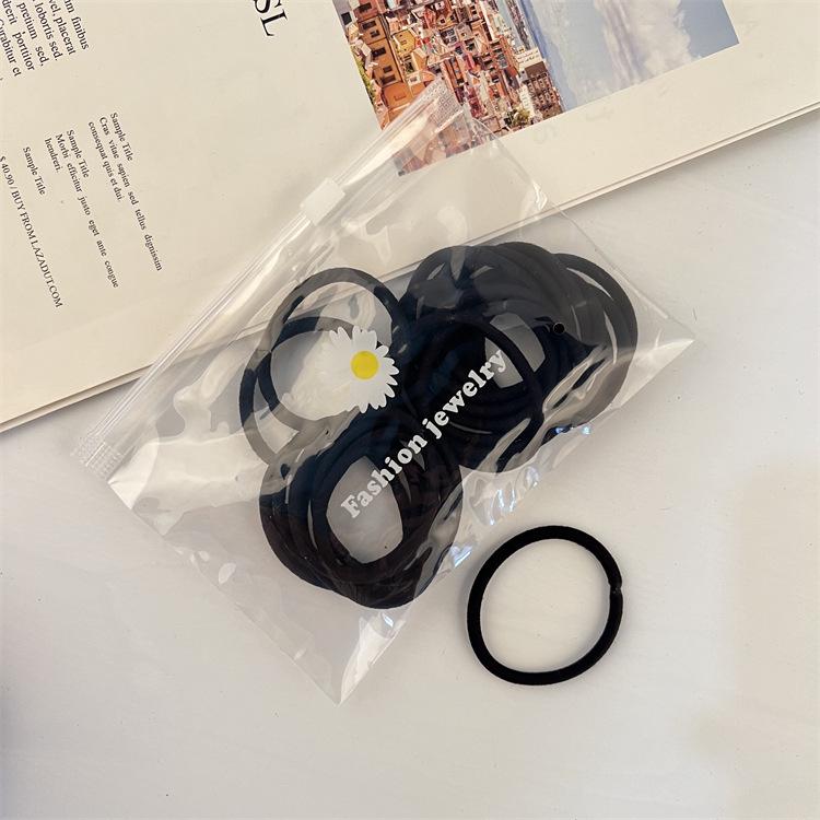 Korean Large Elastic Hair Ties - Seamless, High-Elasticity Bands for Women